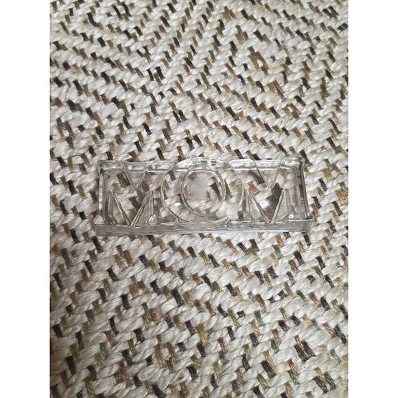 Fostoria for Avon MOM Glass Paperweight Picture Frame Mothers Day Crystal VTG - Picture 14 of 14